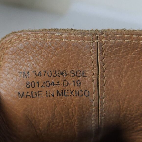 Frye Women's Ray Harness US 7M Brown Suede Back Zip Ankle Booties Boots - Picture 16 of 16